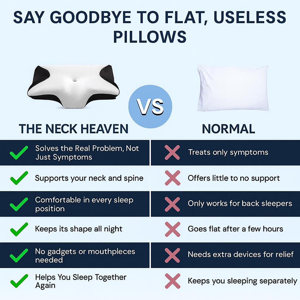 Neck Heaven - Ergonomic Support Pillow
